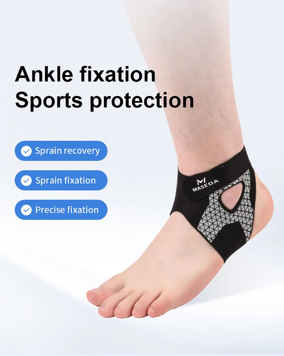 Ultra-thin Ankle Brace Bi-directional Strap Compression Stabilizes Tendons Motion Ankle Fixation Brace Prevents Ankle Sprains