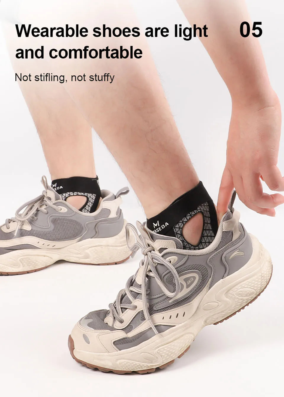 Ultra-thin Ankle Brace Bi-directional Strap Compression Stabilizes Tendons Motion Ankle Fixation Brace Prevents Ankle Sprains